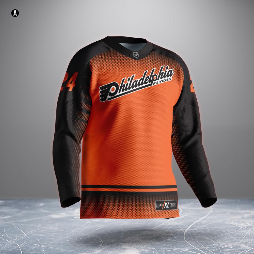 Creative rebrand of the Philadelphia Flyers NHL hockey team