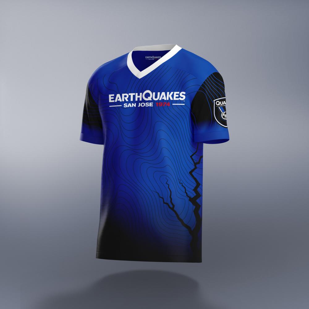 Creative rebrand of the San Jose Earthquakes MLS soccer football team